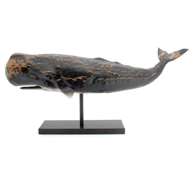 Sperm Whale Trophy Statue